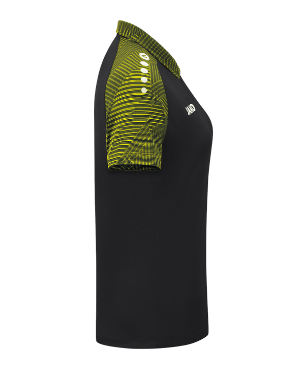 JAKO Performance Poloshirt Damen Schwarz Gelb F808