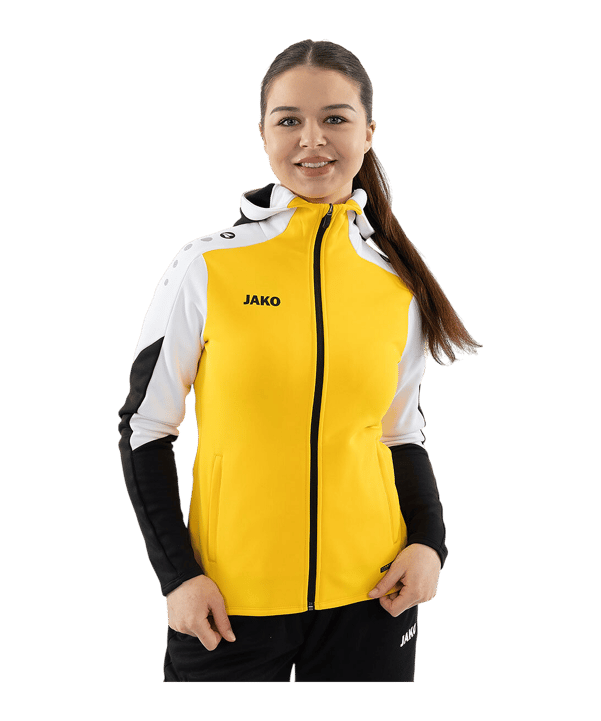 JAKO Dynamic Kapuzenjacke Damen Gelb F305 - gelb