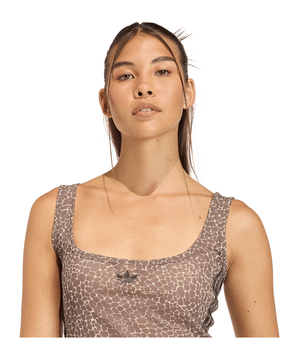 adidas Originals AOP Tanktop Damen Braun - braun