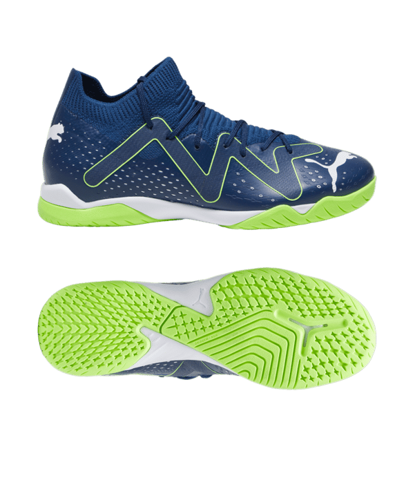 PUMA FUTURE Match+ Mid IT Halle Jr Gear Up Kids Blau F03 - blau