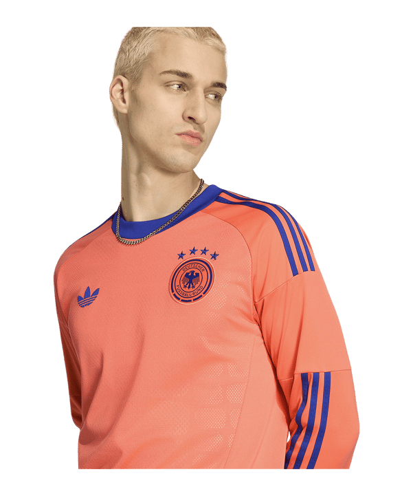adidas DFB Deutschland Torwarttrikot Langarm Away WM 2026 Orange - orange