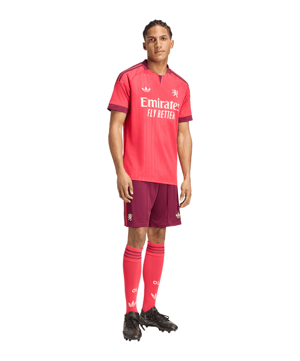 adidas Olympique Lyon Trikot Away 2026/2027 Rot - rot