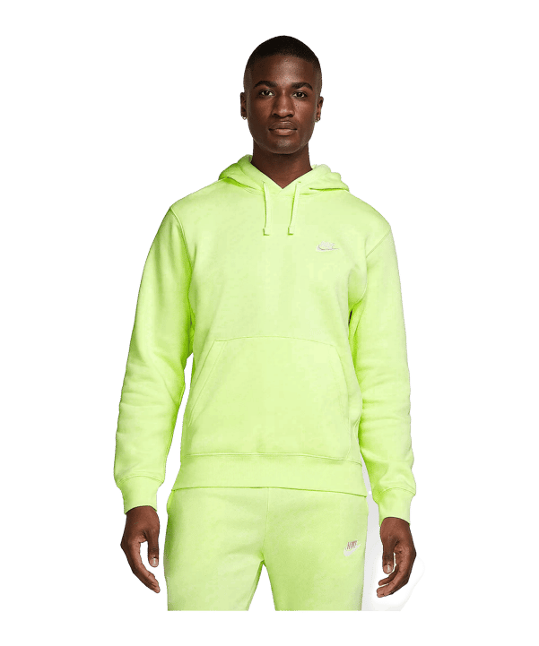 Nike Club Fleece Hoody Grün F736 - gruen