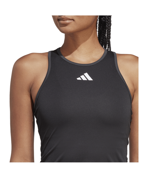 adidas Club Tennis Tank Top Black - schwarz