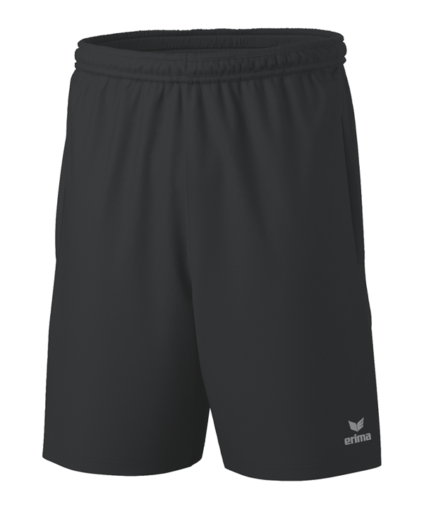 Erima Team Korte Broek Kids Zwart - zwart