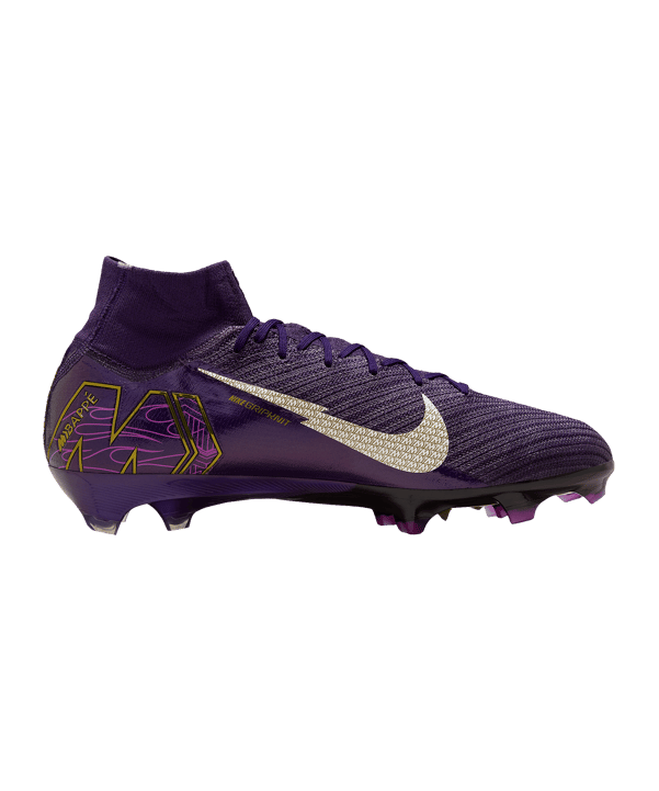 Nike Air Zoom Mercurial Superfly X Elite FG Kylian Mbappe Signature Lila F500 - lila
