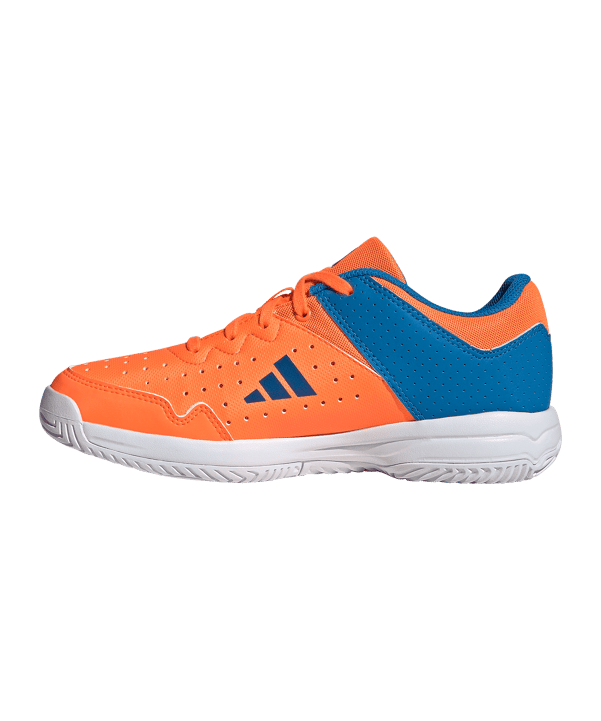 adidas Court Stabil Shoes Orange - weiss