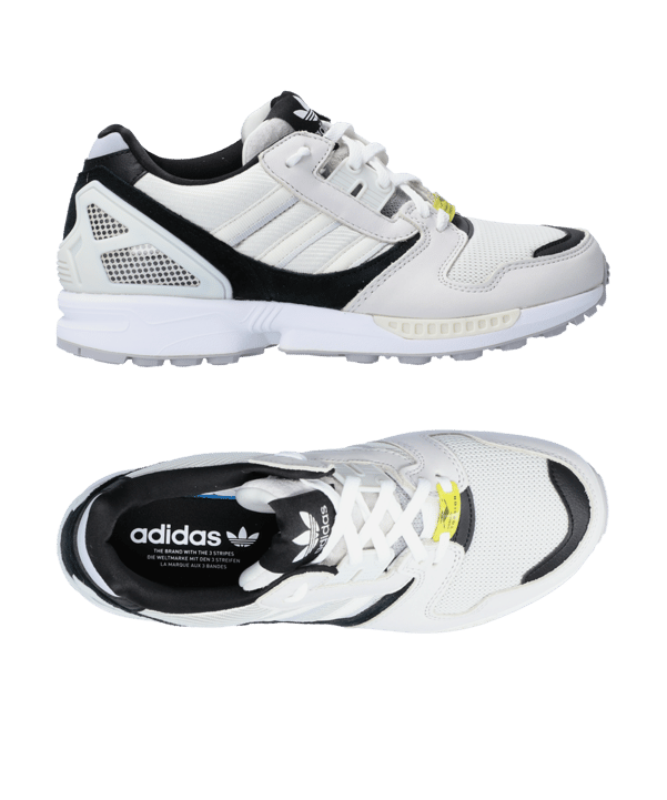 adidas Originals ZX 8000 Weiss Schwarz - weiss