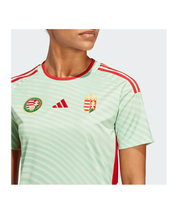 adidas Ungarn Trikot Away 2023 Damen Grün - gruen