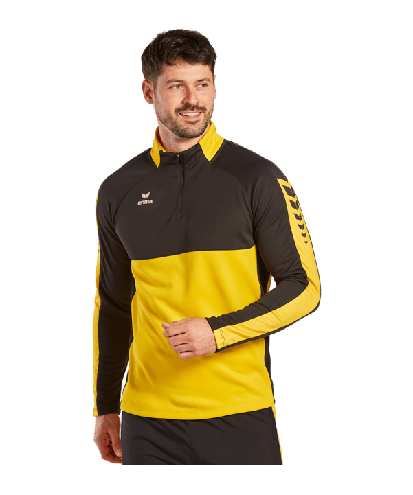 Erima Six Wings Trainingstop Gelb Schwarz - gelb