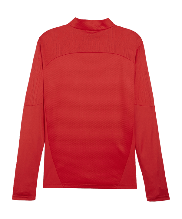 PUMA teamFINAL Training 1/4 Zip Sweatshirt Rot F01 - rot