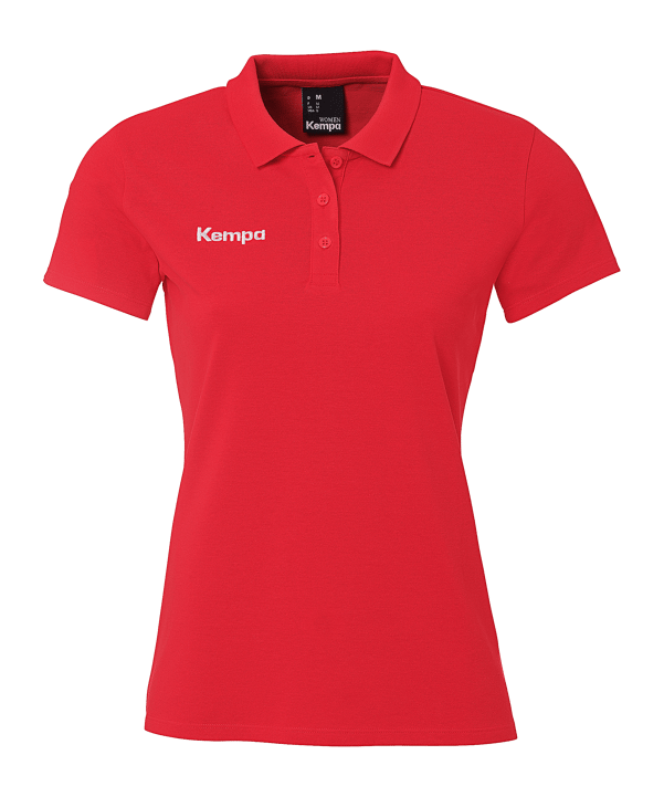 Kempa Polo Donna Rosso C60 - rosso