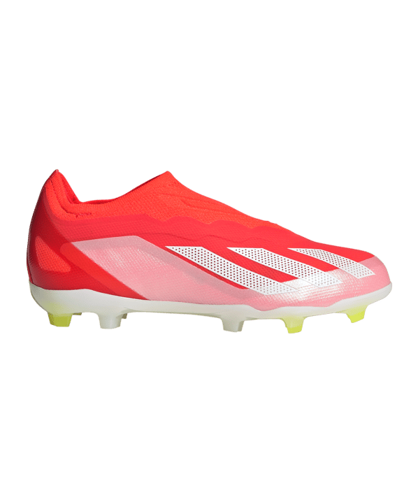 adidas X Crazyfast Elite LL FG Kids Energy Citrus Rot Weiss Gelb - rot