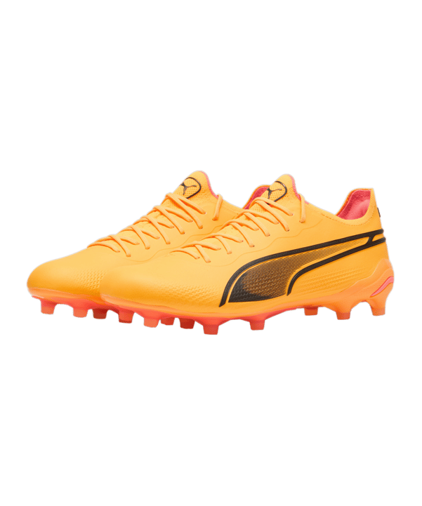 PUMA KING Ultimate FG/AG The Forever Faster Orange Schwarz F08 - orange
