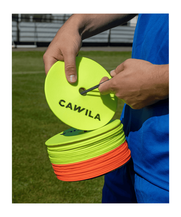 Cawila Floormark Set 24 pz. d15cm giallo - arancione