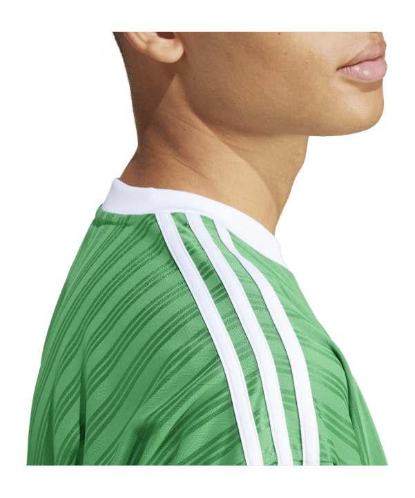 adidas Originals Adicolor Poly T-Shirt Grün Weiss - gruen