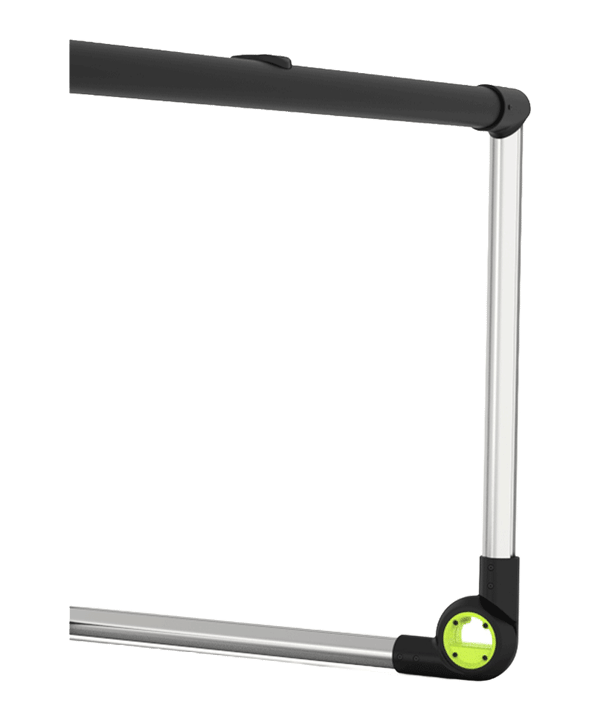 BazookaGoal Spare Frame Alumium | 120x75cm Trainingzubehör Silber - silber
