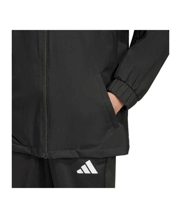 adidas Entrada 26 Jacke Kids Schwarz - schwarz