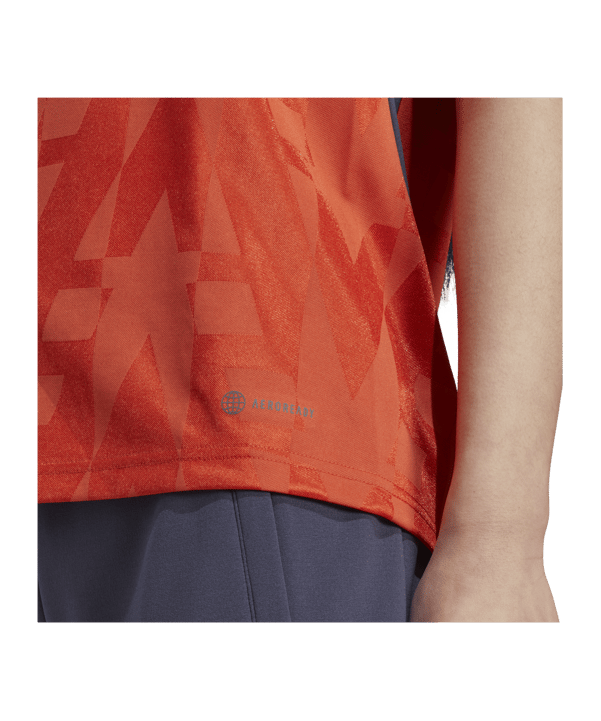 adidas Tiro Trikot Rot Damen Blau - orange