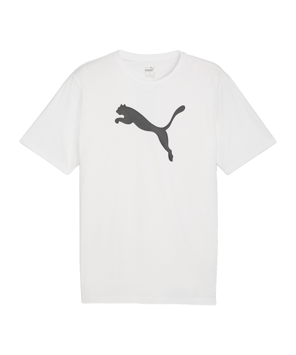PUMA teamRISE Logo Trainingshirt Weiss F04 - weiss