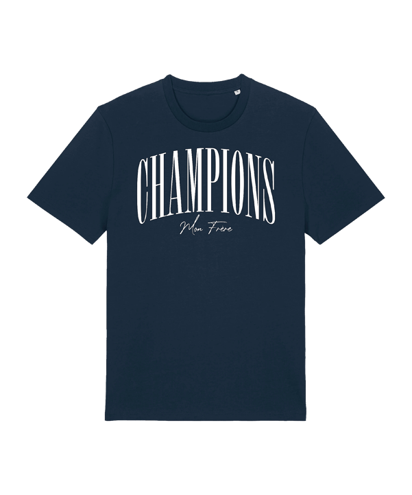 Paris Saint-Germain Champions Mon Frere T-Shirt Kids Blau - blau