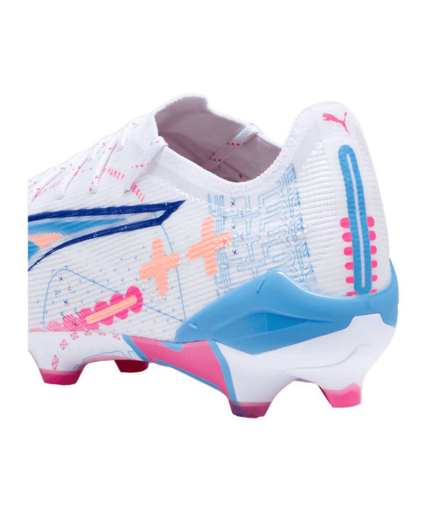 PUMA ULTRA 5 Ultimate FG Volume Up Weiss Blau F01 - weiss
