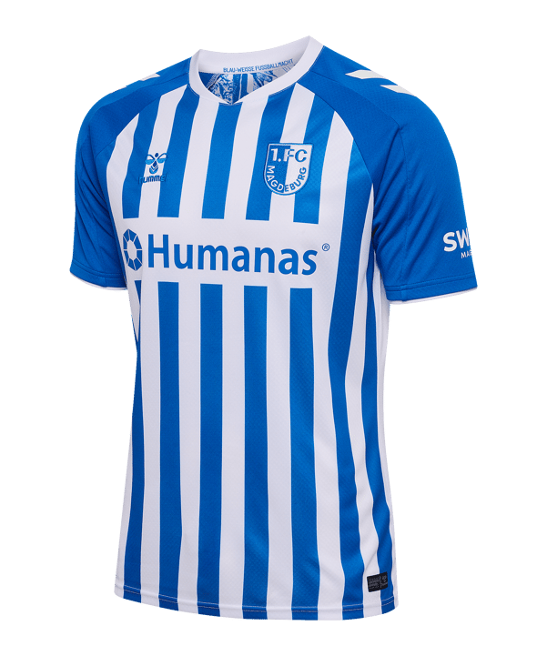 hummel 1. FC Magdeburg Maglietta Home 2026/2027 Blu C7251 - blu