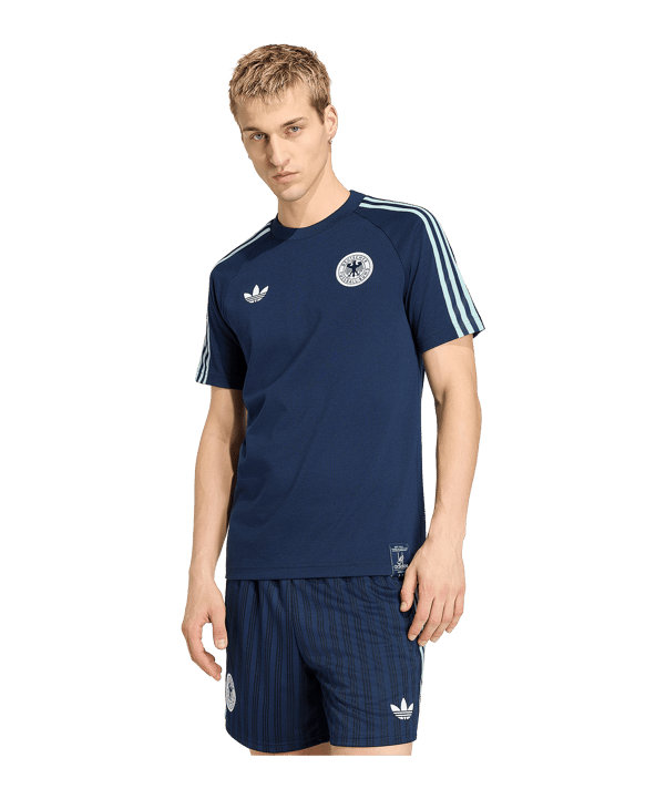adidas DFB Deutschland Originals T-Shirt Blau - blau