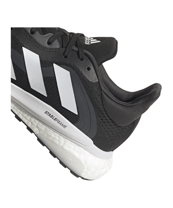 adidas Solar Glide 4 ST Running Schwarz Weiss - schwarz
