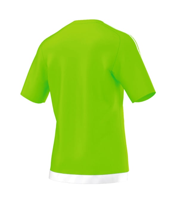 adidas Estro 15 Trikot kurzarm Hellgrün Weiss - gruen