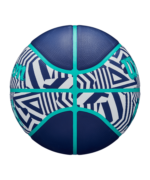 Wilson NBA Drv Plus Dazzle Camo Trainingsball Blau - blau