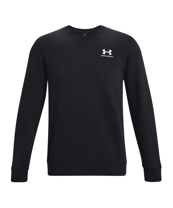 Under Armour Ess Fleece Sweatshirt Schwarz F001 - schwarz