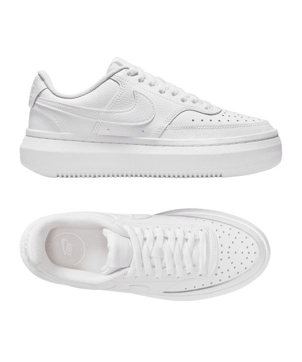 Nike Court Vision Alta Leather Damen Weiss F100 - weiss