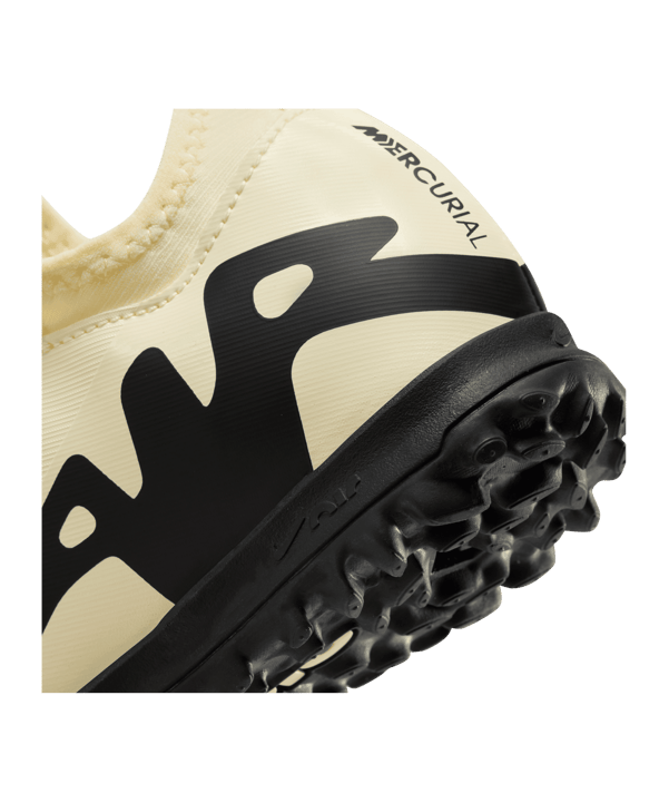 Nike Jr Air Zoom Mercurial Vapor XV Academy TF  Mad Ready Kids Beige Schwarz F700 - beige