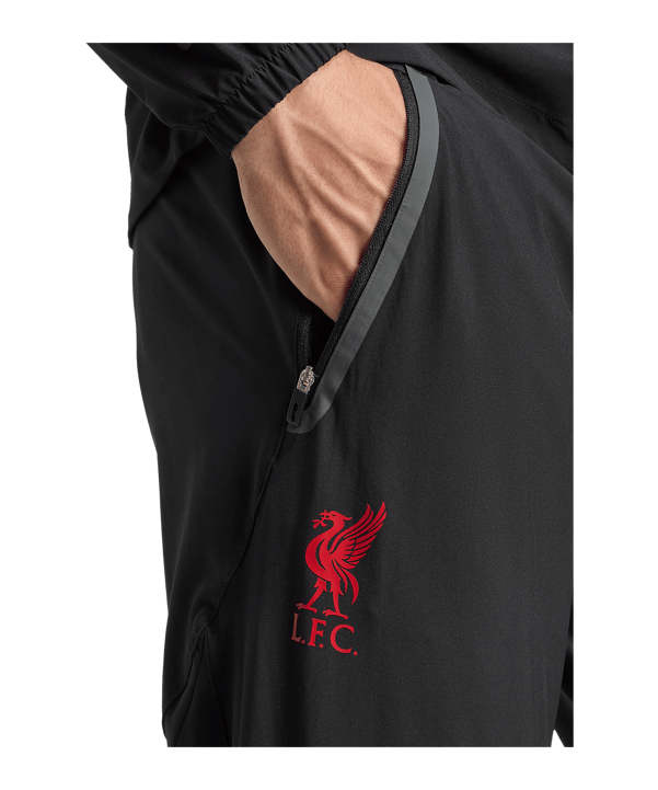adidas FC Liverpool Vic Tech Travel Hose Schwarz - schwarz