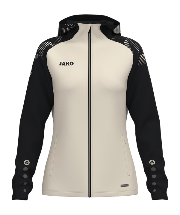JAKO Sonic Kapuzenjacke Damen Weiß F035 - weiss