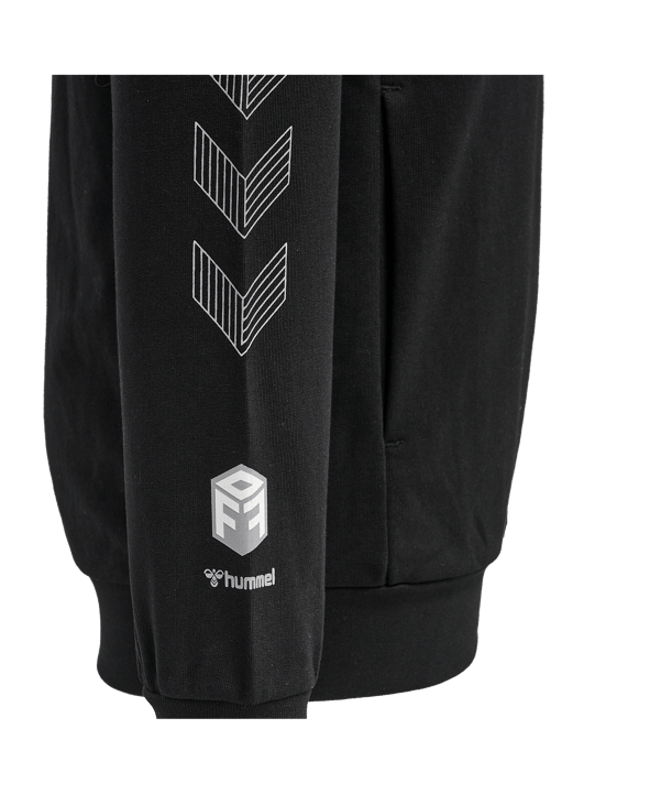 Hummel Move Grid Cotton Sweatshirt Kids Schwarz F2001 - schwarz