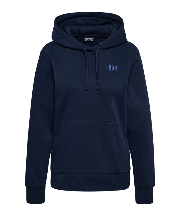 Hummel Court Cotton Hoody Damen Blau F7026 - blau