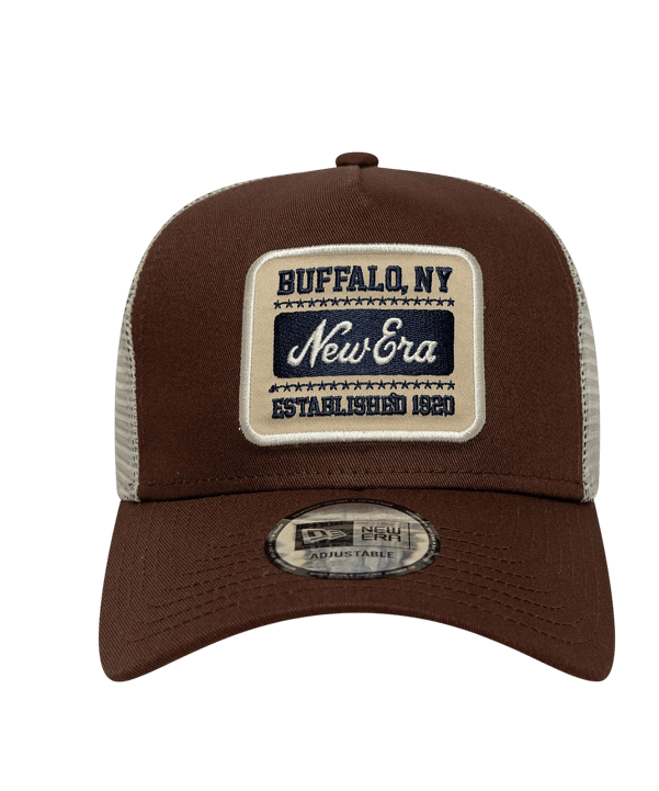 New Era Ne Patch Trucker Cap Braun - braun