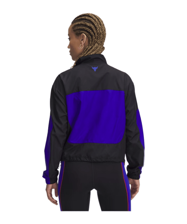 Under Armour Projekt Rock Woven Trainingsjacke Damen Schwarz F001 - schwarz