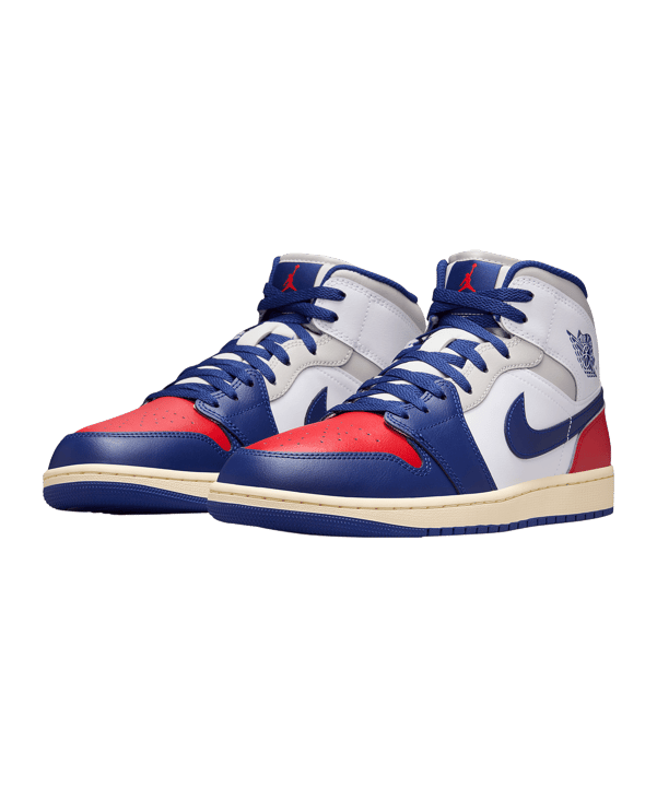 Nike Air Jordan 1 Mid Weiß F102 - weiss