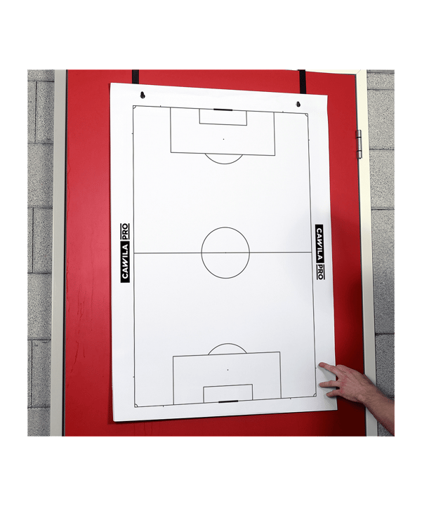 Cawila PRO Flipchartblock | Fußball | 20 Blatt | Weiss - weiss