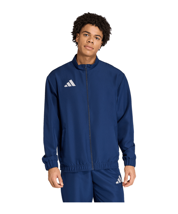 adidas Entrada 26 Präsentationsjacke Dunkelblau - weiss