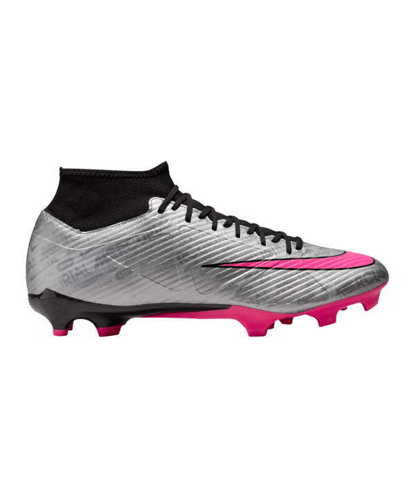 Nike Air Zoom Mercurial Superfly IX Academy FG/MG XXV Silber Pink F060 - silber
