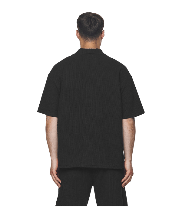 Pegador Libco Structured Knit Hemd Schwarz - schwarz