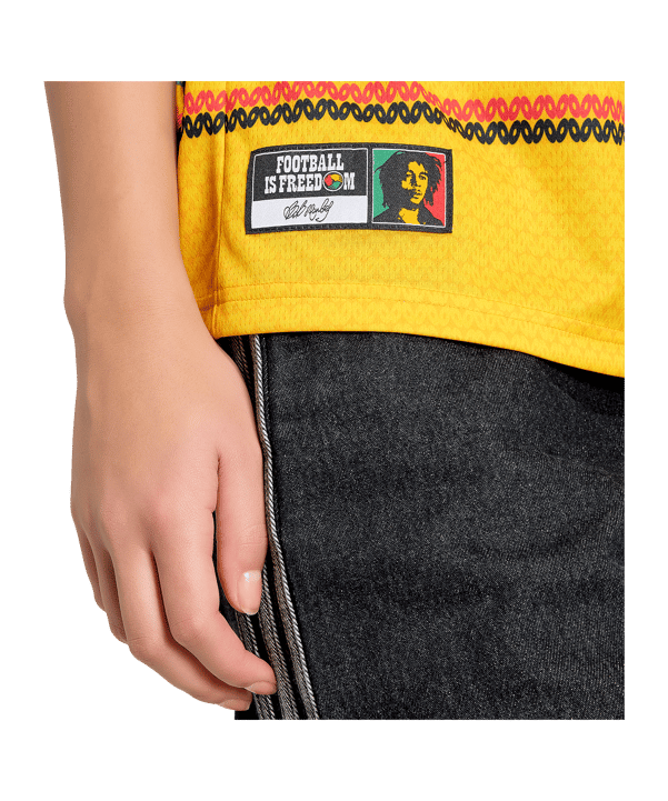 adidas Jamaica x Bob Marley Maglietta Home 2026 Donna Giallo - giallo