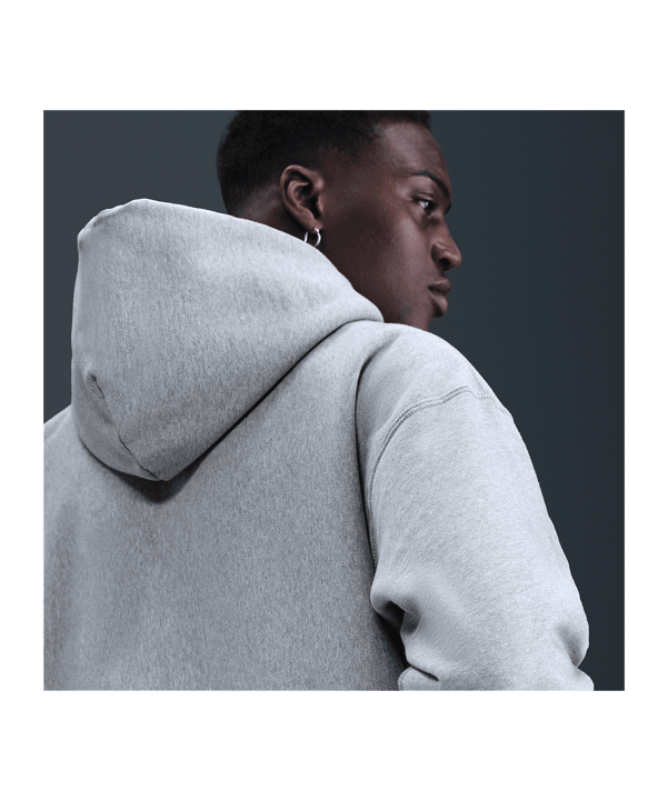 Nike Solo Swoosh Hoody Grau F063 - grau