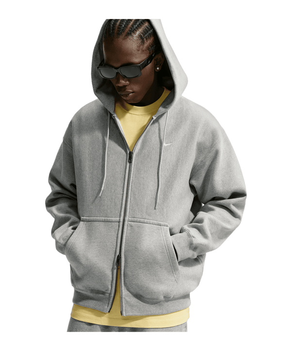 Nike Solo Swoosh Veste à capuche Gris C063 - gris