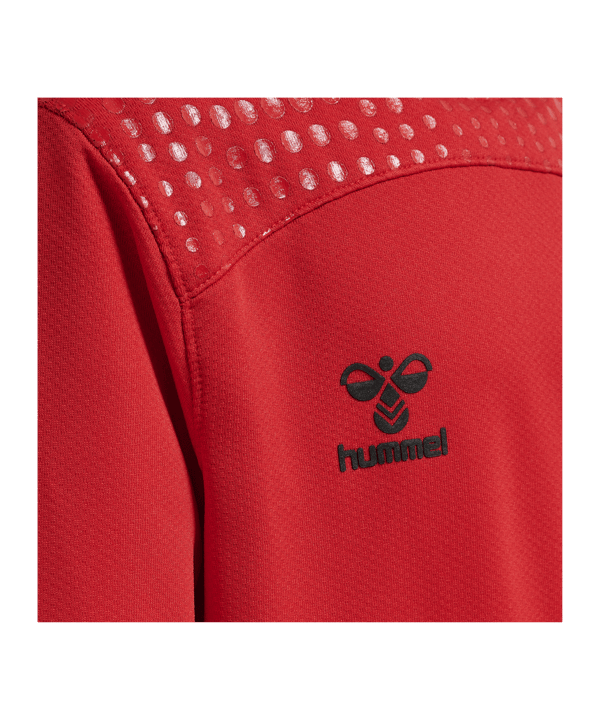 Hummel hmlLEAD Poly Hoody Kids Rot F3062 - rot