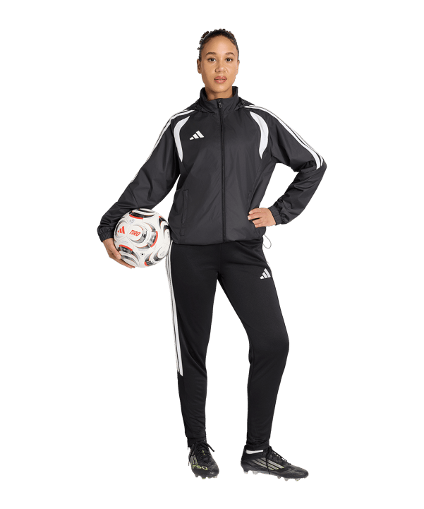 adidas Tiro 26 League Windjacke Damen Schwarz - schwarz